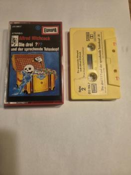 Die Drei Fragezeichen Folge 6 und der sprechende Totenkopf Gelb mit Gelben Aufkleber 515906.7 Europa(MC-Label Seite 2 minimal beschädigt)