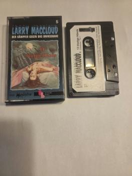 Larry Maccloud Folge 5 13 Blutige Hände 5-fach Schwarz geschraubt Schwarz mit Weißen Aufkleber Tonstudio Braun