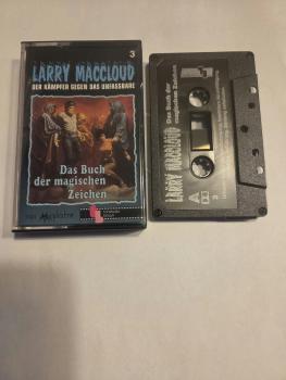 Larry Maccloud Folge 3 Das Buch der magischen Zeichen 5-fach Schwarz geschraubt Schwarz mit Silbernen Druck Tonstudio Braun