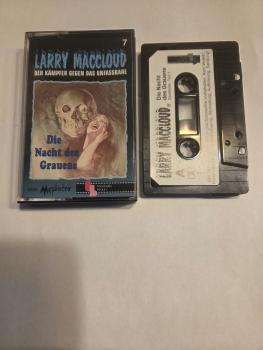 Larry Maccloud Folge 7 Die Nacht des Grauens Schwarz mit Weißen Aufkleber Tonstudio Braun