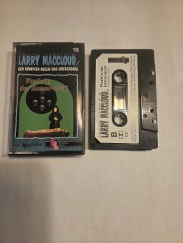Larry Maccloud Folge 10 Finale in der Horror-Gruft 5-fach Schwarz geschraubt Schwarz mit Weißen Aufkleber Tonstudio Braun