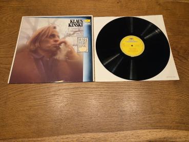 Klaus Kinski – Klaus Kinski 1980 Deutsche Grammophon – 2571 106 Deutsche Pressung NM/VG+