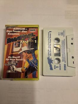 Bravestarr Folge 1 Ein Sheriff für New Texas Weiß mit Blauen Druck 515381.6 Europa(minimales Stück der Kassette abgebrochen)