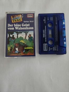 TKKG Folge 87 Der böse Geist vom Waisenhaus Mattblau 7432118516 4 PC 209 Europa(Keine Nummer auf Frontcover)