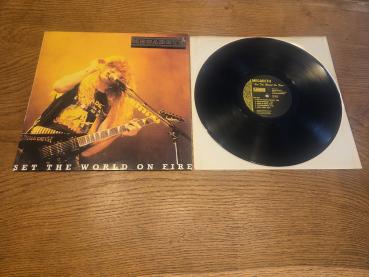 Megadeth Set the World on Fire 1988 Flashback 4014074311678 Luxemburgische Pressung VG+/VG+