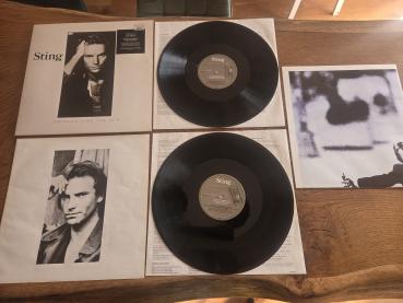 Sting-...Nothing like the sun 1987 A&M Records 393912-1 Deutsche Pressung Doppel LP NM/VG+ Deutsche Doppel Pressung incl. Poster NM/VG+(Aufkleber auf Label)