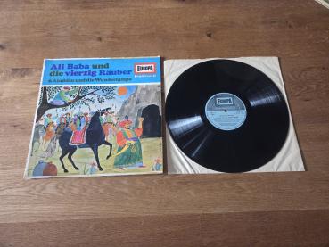 Ali Baba Und Die Vierzig Räuber / Aladdin Und Die Wunderlampe 1966 Europa E 210 Deutsche Pressung VG/VG-