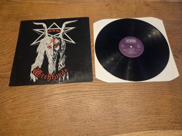 Witchfynde ‎– Give 'Em Hell 1981 Bellaphon ‎– 260.07.014 Deutsche Pressung VG+/VG+