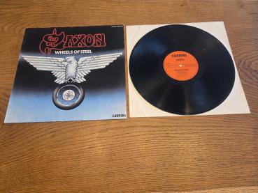 Saxon Wheels of Steel 1980 Carrere 2934124 Deutsche Pressung VG+/VG+