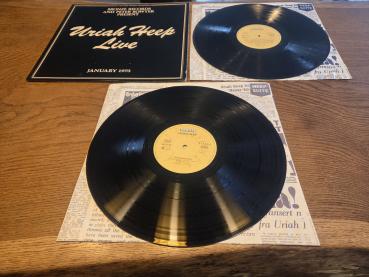 Uriah Heep Live 1973 Bronze 28773 XDT Doppel LP Deutsche Pressung VG+/VG+