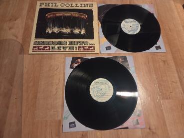Phil Collins-Serious Hits Live 1990 Wea 9031-72550-1 Deutsche Pressung VG+/VG+(Rückseite mit Widmung beschrieben)