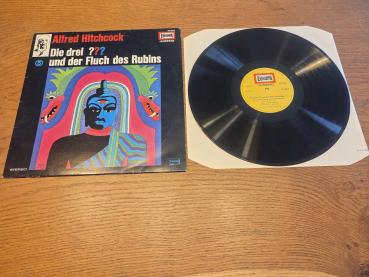 Die Drei Fragezeichen Folge 5 und der Fluch des Rubins 1979 Europa 115905.4 Deutsche Pressung VG/VG+