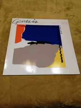 Genesis ABACAB 1981 Vertigo 6302162 Deutsche Pressung Cover-Variante Rot/Dunkelblau/Beige/Gelb VG/VG-(Rotes Cover auf Platte)