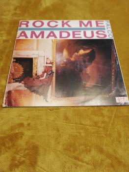 Falco Rock me Amadeus 1985 Teldec 6.20416 AE Deutsche Pressung Transparentes Vinyl VG+/G+