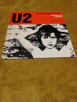 U2 Sunday Bloody Sunday Special U.S. Remixes 1985 Island Records 600820 Deutsche Pressung VG/VG