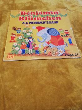 Benjamin Blümchen Folge 21 Als Weihnachtsmann 1982 Kiosk 6.25334 Deutsche Pressung VG-/VG-