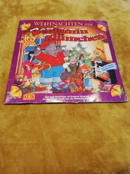 Benjamin Blümchen Weihnachten mit Benjamin Blümchen 1985 Kiosk TG 1579 Deutsche Pressung VG-/VG-
