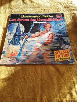 Commander Perkins Folge 2 Im Strom der Unendlichkeit 1976 Europa E2120 Deutsche Pressung VG-/VG-(Abriss auf Frontcover)