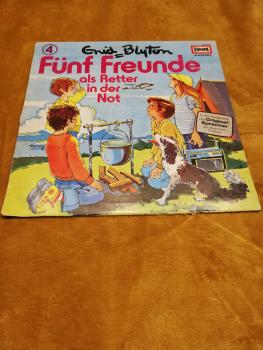 Fünf Freunde Folge 4 als Retter in der Not 1978 Europa 115643.8 Deutsche Pressung G+/VG-
