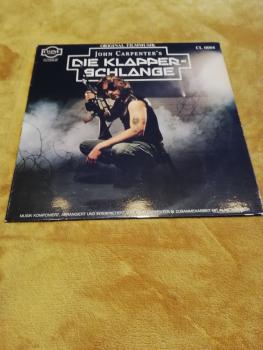 Die Klapperschlange John Carpenter`s Original Filmmusik 1982 Celine Records CL 0004 Deutsche Pressung G+/VG