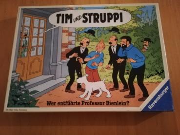 Tim und Struppi wer entführte Professor Bienlein Ravensburger komplett in sehr guten Zustand von 1987