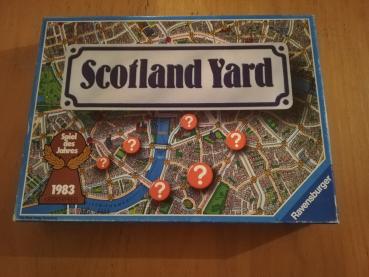 Scotland Yard Spiel des Jahres von 1983 Ravensburger komplett in sehr guten Zustand