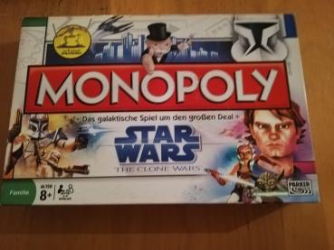Monopoly Star Wars The Clone Wars Parker komplett in sehr guten Zustand von 2008