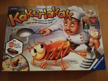 Kakerlakak dreht clever am Besteck, dann ist die Kakerlake weg! Ravensburger komplett in einem sehr guten Zustand von 2013