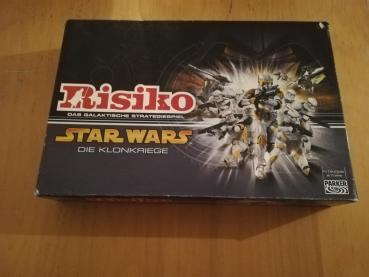 Risiko Star Wars Die Klonkriege Parker komplett in sehr guten Zustand von 2005(Kartonage mit Gebrauchsspuren)