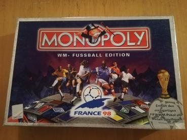 Monopoly WM Fussball Edition France 1998 Parker komplett in sehr guten Zustand