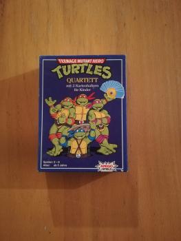 Teenage Mutant Hero Turtles Quartett Amigo komplett in sehr guten Zustand von 1990