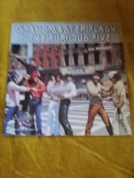 Grandmaster Flash & The Furious Five-The Message 1982 Sugar Hill Records-6.25362 Deutsche Pressung VG+/VG-
