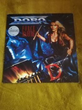 Doro+Warlock-Force Majeure 1989 Vertigo 838016-1 Deutsche Pressung VG/VG-