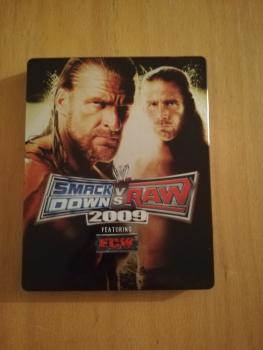 Playstation 3 Smackdown VS Raw Featuring ECW 2009 Steelbook THQ