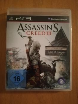Playstation 3 Assassin`s Creed III BLES01667 Ubisoft PS3 Exklusive Edition USK ab 16