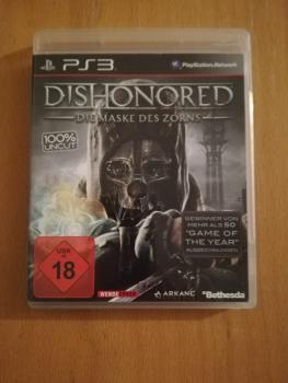 Playstation3 Dishohored-Die Maske des Zorns BLES01675 Bethesda Softworks USK ab 18