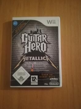 Wii Guitar Hero Metallica Nintendo