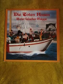 Die Toten Hosen Unter falscher Flagge 1984Totenkopf TOT 21 206845 Deutsche Pressung NM/VG