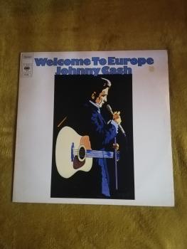 Johnny Cash-Welcome to Europe Johnny Cash 1975 Holländische Pressung VG+/VG