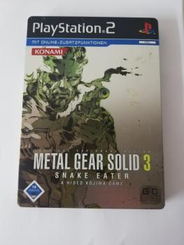 Metal Gear Solid 3 Snake Eater Steelbook Playstation 2 komplett mit Anleitung SLES 82032 USK ab 16