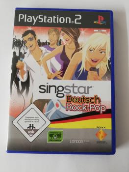 Singstar Deutsch Rock-Pop Playstation 2 komplett mit Anleitung SCES 54128