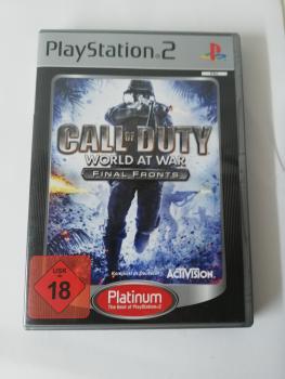 Call of Duty World at War-Final Fronts Playstation 2 komplett mit Anleitung SLES 55369/P USK ab 18