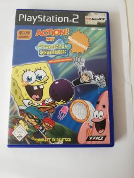 Action mit Spongebob Schwammkopf und seinen Freunden Playstation 2 komplett mit Anleitung SLES 52907