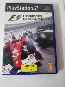 Formel Eins 2003 Playstation 2 komplett mit Anleitung SCES 51592