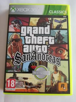 Grand Theft Auto San Andreas ohne Anleitung X-BOX 360 USK ab 18