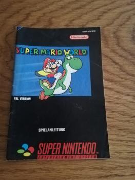Super Nintendo Super Mario World Spielanleitung SNSP-MW-NOE