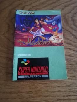 Super Nintendo Aladdin Spielanleitung(leichter Abriß auf den letzten drei Seiten) SNSP-RJ-NOE/SFRG