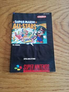 Super Nintendo Super Mario All* Stars Spielanleitung SNSP-4M-NOE-
