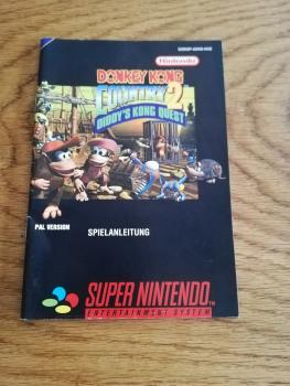 Super Nintendo Donkey Kong Country 2 Spielanleitung G/SNSP-ADND-NOE