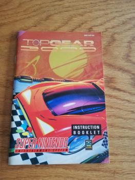 Super Nintendo Top Gear 3000 Spielanleitung SNSP-A3TP-EUR